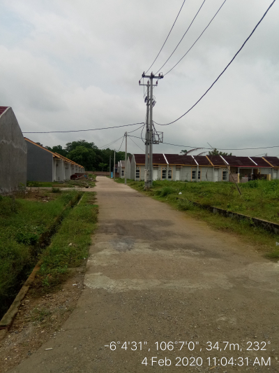 foto posisi tengah perumahan GRIYA SERANG KHARISMA