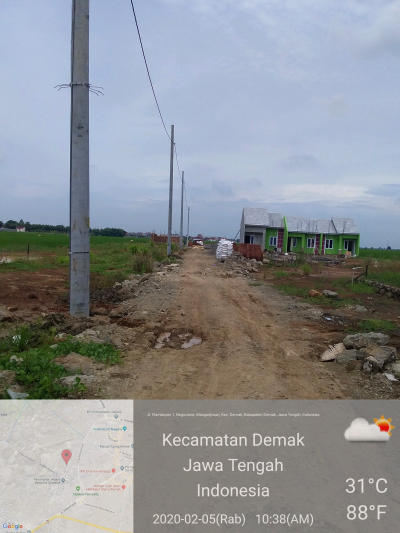 foto posisi tengah perumahan perumahan flamboyan 4