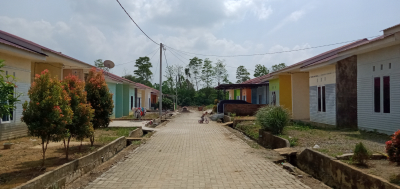 foto posisi tengah perumahan Rorinata Residence Patumbak Tahap 3 Pengembangan