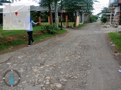 foto posisi tengah perumahan Grand Awn 2 