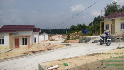 foto posisi tengah perumahan THE VALLEY RESIDENCE III