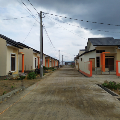 foto posisi tengah perumahan BANDA GREEN RESIDENCE