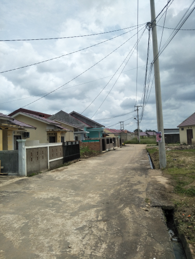 foto posisi tengah perumahan Al fattah residence