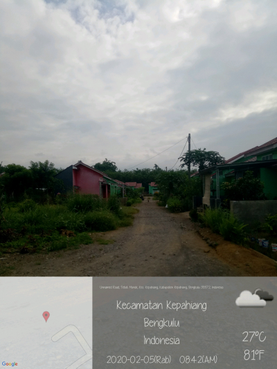 foto posisi tengah perumahan BALQIS RESIDENCE