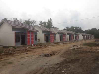 foto posisi tengah perumahan Palem Hijau Residence Tahap 2