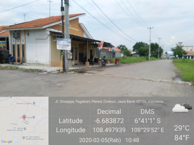 foto posisi tengah perumahan Pondok Mutiara Tahap 2