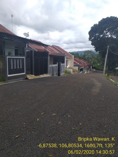 foto posisi tengah perumahan Pesona Ciater Residence