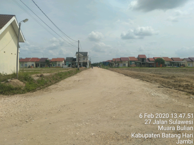 foto posisi tengah perumahan Pondok Berlian Indah