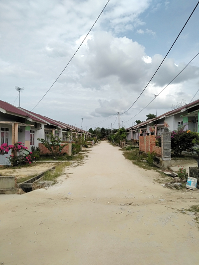 foto posisi tengah perumahan PANORAMA PERAWANG BARAT