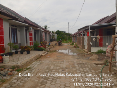 foto posisi tengah perumahan Griya Tapis Kencana