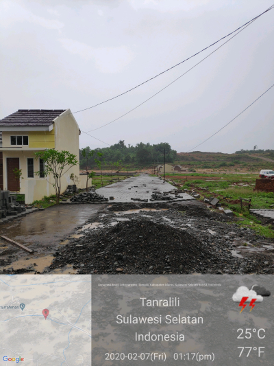 foto posisi tengah perumahan Artaputra Residence