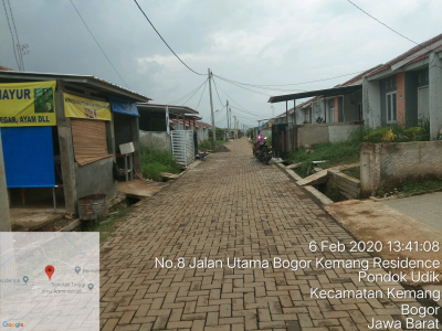 foto posisi tengah perumahan Bogor Kemang Residence