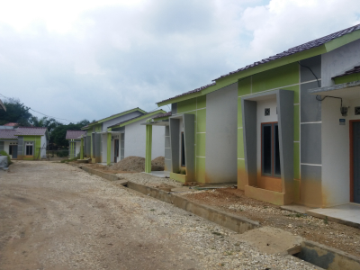 foto posisi tengah perumahan Ar Rahman Residence