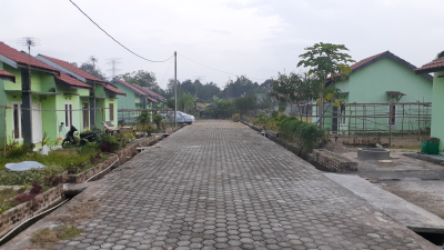 foto posisi tengah perumahan Griya Bukit Baling