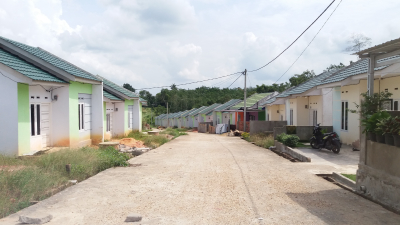 foto posisi tengah perumahan Green mahoni