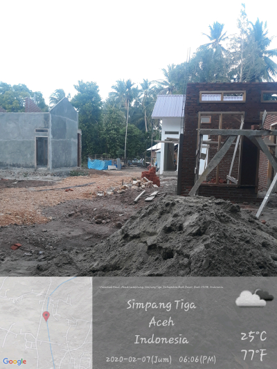 foto posisi tengah perumahan Villa Mon Panah