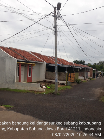 foto posisi tengah perumahan harva subang regency