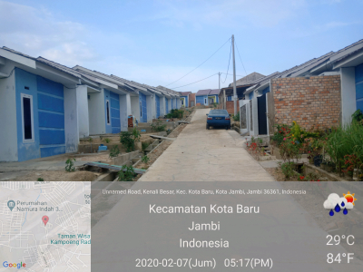 foto posisi tengah perumahan JAVANA CITY LIGHT