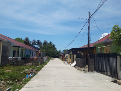 foto posisi tengah perumahan Dulumo Permai