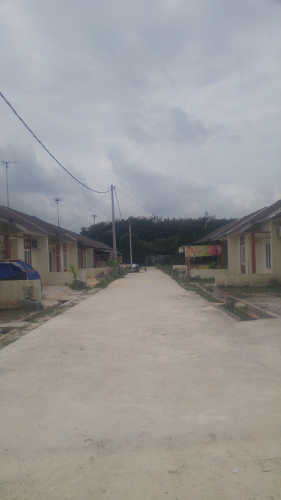 foto posisi tengah perumahan Pondok indah kualu