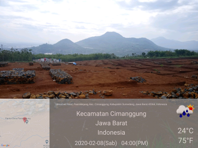 foto posisi tengah perumahan PERSADA ROYAL VIEW