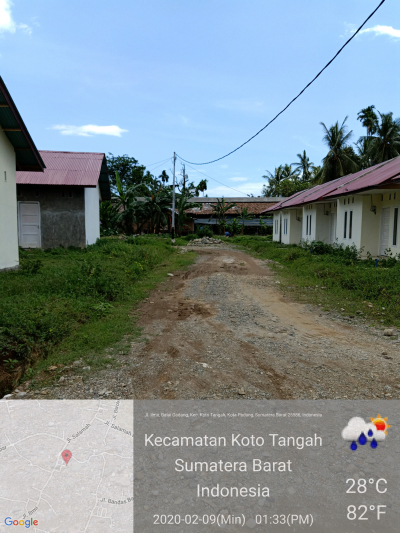 foto posisi tengah perumahan SARI MINANG