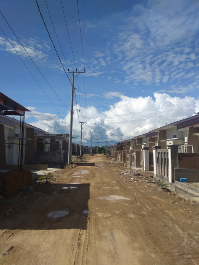 foto posisi tengah perumahan BINA RESIDENCE PERMAI
