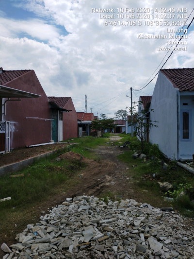 foto posisi tengah perumahan Graha Nuansa Mundu