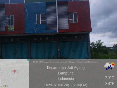 foto posisi tengah perumahan Permata Asri