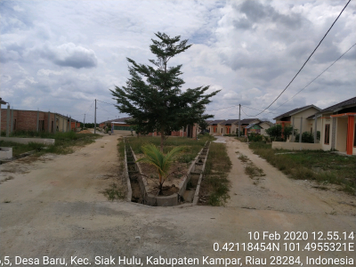 foto posisi tengah perumahan Dua Putri Mandiri Tahap 3