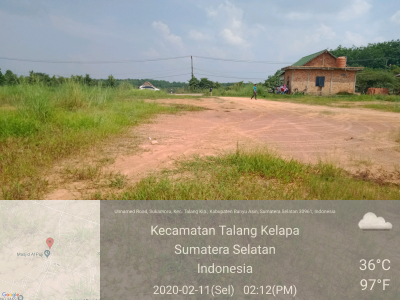foto posisi tengah perumahan Muzazi Village 2