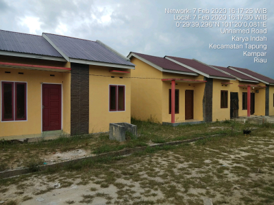 foto posisi tengah perumahan Villa Karya Indah Permai 2