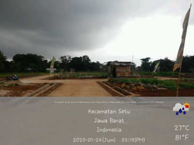 foto posisi tengah perumahan Griya Harmoni