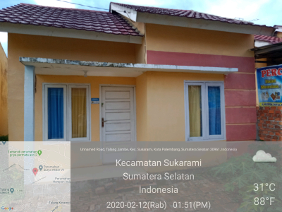 foto posisi tengah perumahan Novo Residence