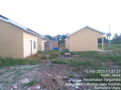 foto posisi tengah perumahan Sumberjo Agro Permai