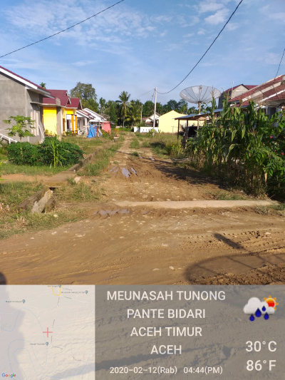 foto posisi tengah perumahan Graha Bidari Indah