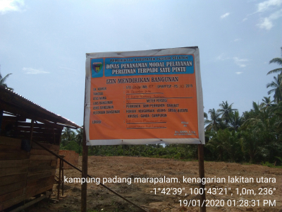 foto posisi tengah perumahan Bumi Kambang Asri