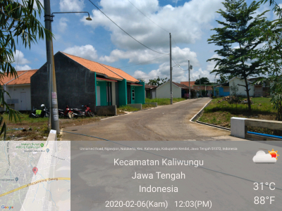 foto posisi tengah perumahan Kamila Regency