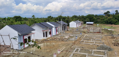 foto posisi tengah perumahan Gerbang Indah Jantho Makmur