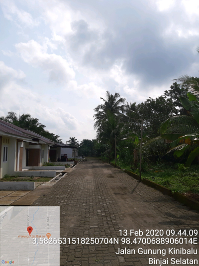 foto posisi tengah perumahan KINIBALU INDAH PERMAI