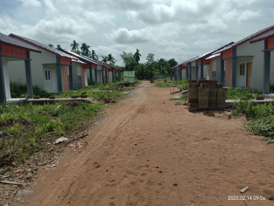 foto posisi tengah perumahan Citra Parwasal Lestari