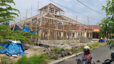 foto posisi tengah perumahan GRAND MAHKOTA PERMAI
