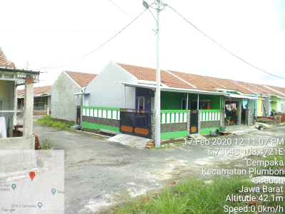 foto posisi tengah perumahan GRAHA PERMAI PAMIJAHAN