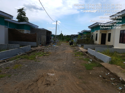 foto posisi tengah perumahan SAHRA HILLS