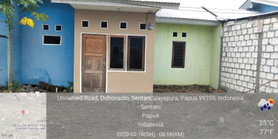 foto posisi tengah perumahan Griya Qaliwe