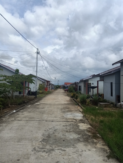 foto posisi tengah perumahan Palm Vista Residence Blok G-H