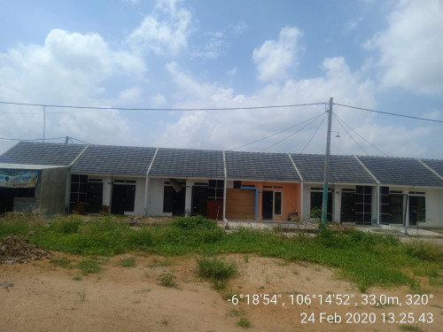 foto posisi tengah perumahan Lebak jaya residence