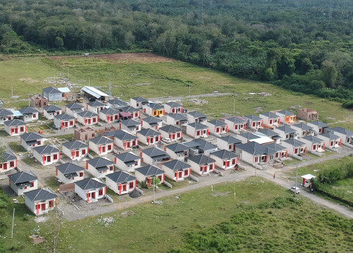 foto posisi tengah perumahan Griya Sanggamara