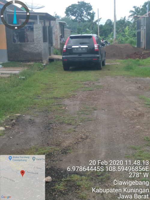 foto posisi tengah perumahan Bumi Cikondang