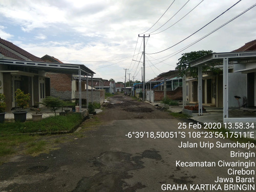 foto posisi tengah perumahan GRAHA KARTIKA BRINGIN